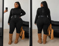 Sexy Black Jumpsuit Set