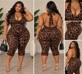 Cheetah Print Jumpsuit