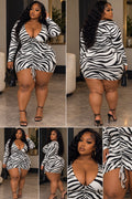 Sexy Stripes Mini Dress