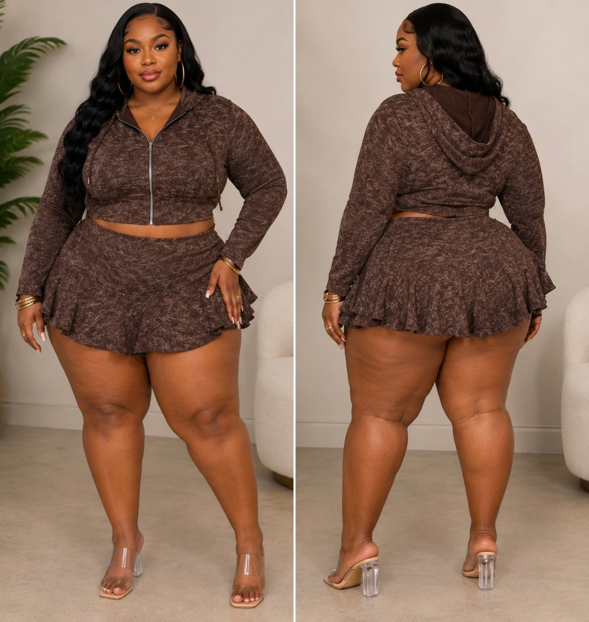 Hoochie Hoodie Set