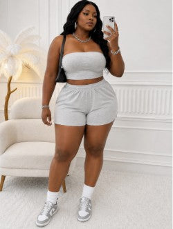 Heather Gray 2 Piece Set